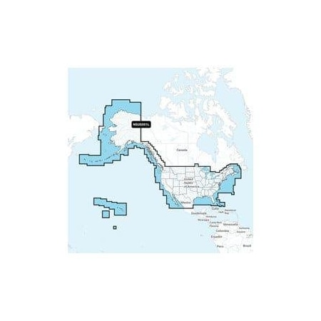 Garmin Navionics+ U.S. & Coastal Canada, Microsd/Sd Card Nsus001L GAR010-C1287-20